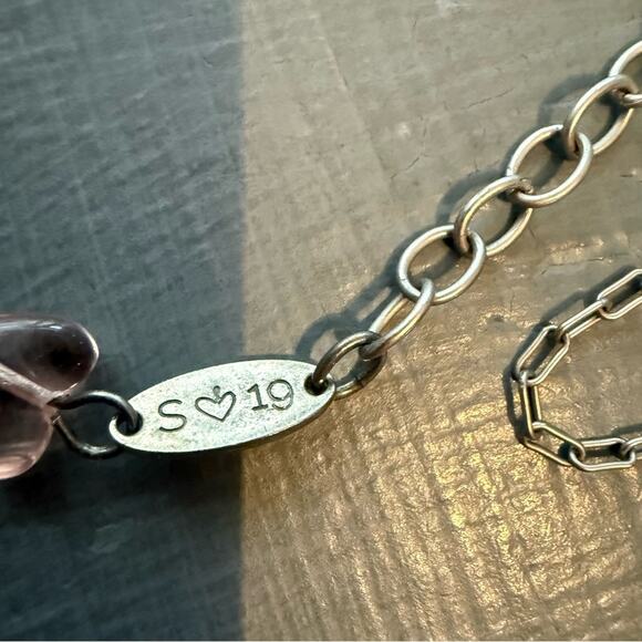 Sabika Long Two Tone Gold flower Pendant Necklace Summer 2019 - Picture 10 of 10